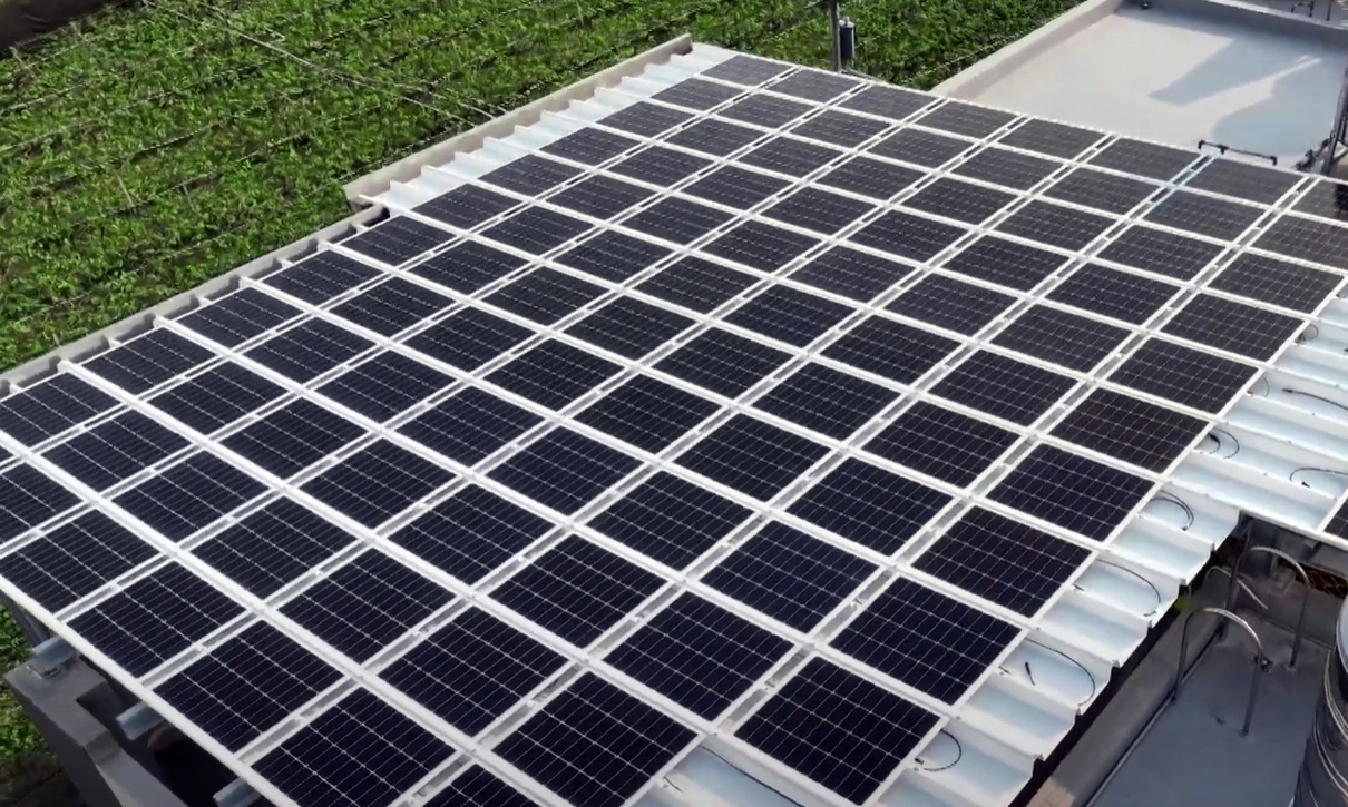 AUO SunSteel corrugated PV panels are upgraded into a double-layer glass structure, increasing its durability in mechanical strength and weather resistance and making it suitable for various domains